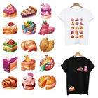 Аппликации термо-Стикеры для одежды на одежду, фруктовый пирог, полоски, железные переводы для одежды, термочувствительные нашивки на заказ