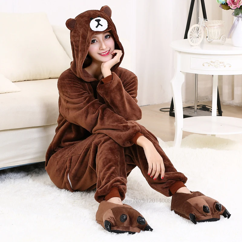 Пижама-комбинезон в виде животного единорога с тапками мультяшный костюм