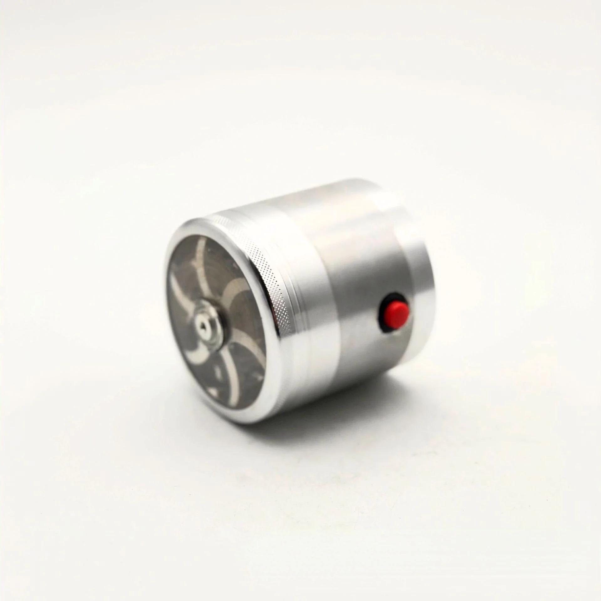 

Kaopu grass grinder herb tobacco crusher scraper electric leaf herbal steel 3 layers aluminium 75mm metal pepper herb grinder