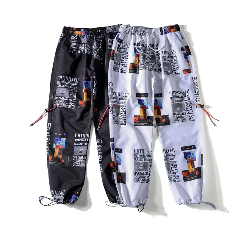 

LIFENWENNA Hip Hop Sportswear Ankle-length Pants Casual Sweatpants Fitness Joggers Men Pants Street Trousers