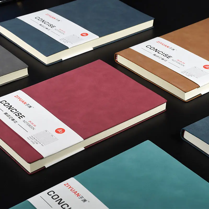 

2021 New Super Thick A5 Journal Notebook Daily Business Office Work Notebook Simple Thick College Office Diary School Supplies