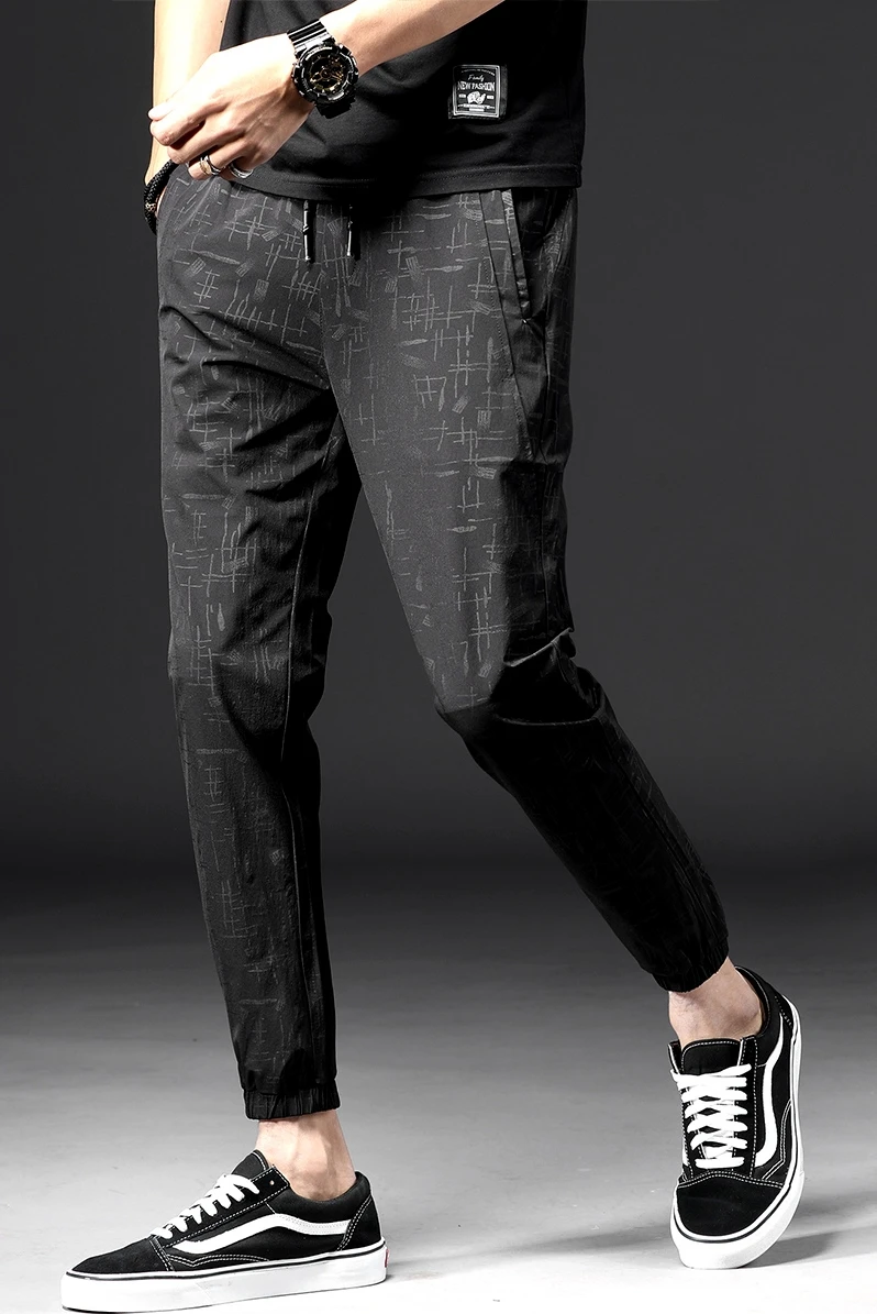 Лето 2020 Новое поступление мужские брюки модные повседневные карандаш для мужчин