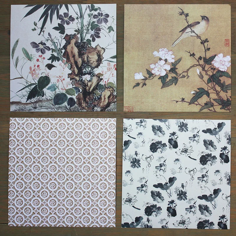 Китайская живопись стиль скрапбукинга бумага смешанных цветов бумажная