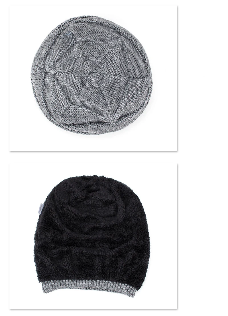 RoxCober зимняя теплая однотонная шапочка вязаная шапка Мужская Skullies Beanies Головные уборы для мужчин и женщин береты-кепки Gorros мужская шапка WM055