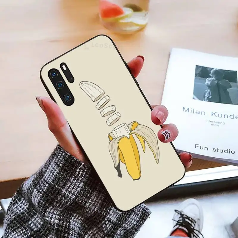 

Fruit Banana Lemon Phone Case For Huawei honor Mate mate P 10 9X 10i 20 30 40 y7 pro p smart 2019 lite