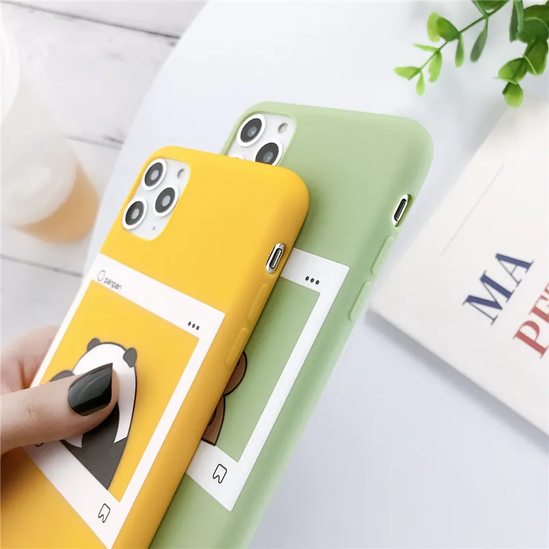 Lovebay для iPhone X XR XS 11 Pro Max 7 8 6 6s Plus чехол телефона милые Мультяшные животные Забавный