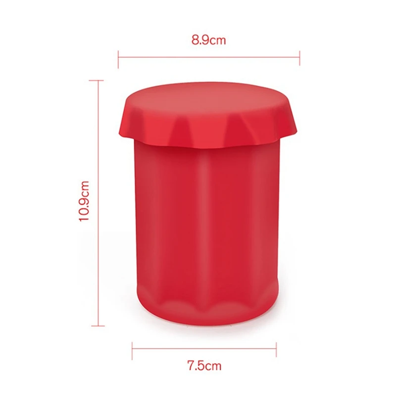 1 шт. большая силиконовая чашка для красного льда большой кубик заморозки сделай