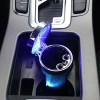tioodre ash tray car styling universal size cup holder storage 1pcs car led ashtray garbage coin storage cup container cigar
