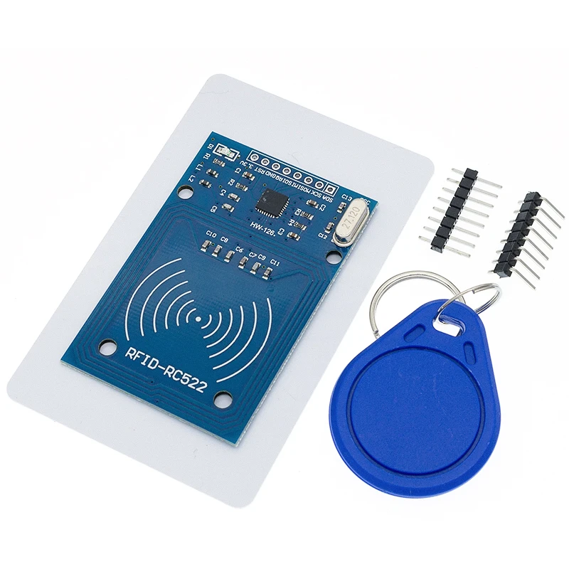 Rfid модуль датчика платы ИС RC522 радиочастотный для отправки карты Fudan брелка RFID