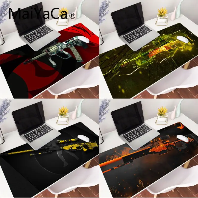 MaiYaCa горячая Распродажа AWP cs go геймер резиновый коврик для мыши игровой большой Deak