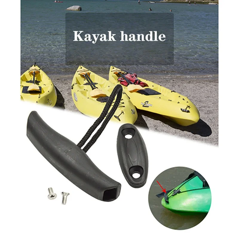 

Plastic Kayak Canoe Carry Handle Pull Handle T-handle With Cords Rowing Boats