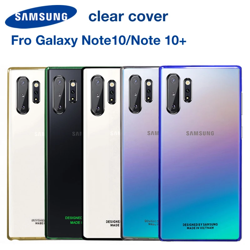 Прозрачный чехол для телефона samsung Galaxy Note 10 Note10 NoteX Note10 Plus