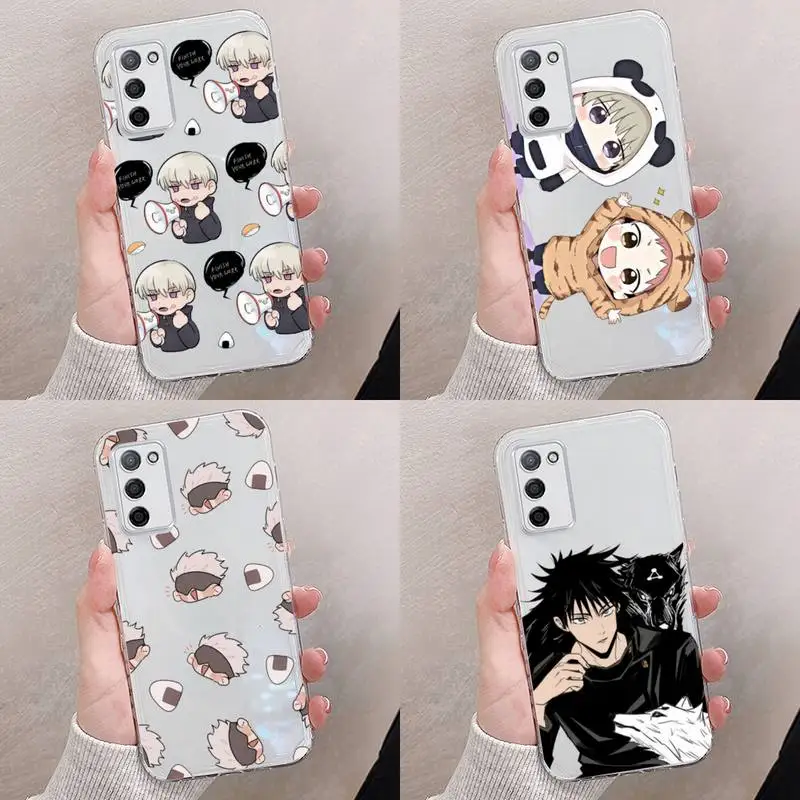 

ujutsu Kaisen Phone Case Transparent For oppo RENO A 1 2 3 4 5 7 8 Z 2Z SE ACE PRO moible bag