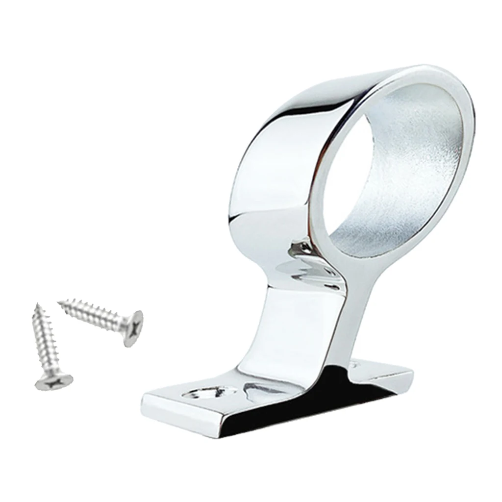 

25mm/1" Stainless Steel Marine Hand Rail Fitting Middle Hollow Stanchion Boat Yacht, Square Base