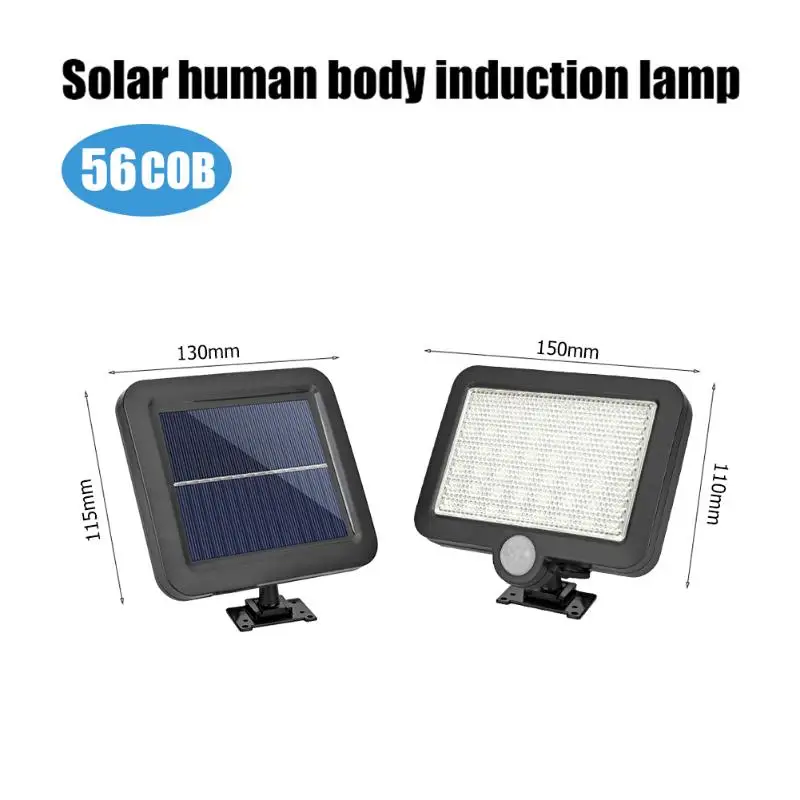 

COB 56/100/120LED Solar Split Lamp 3 Mode Motion Sensor Solar LED Wall Lamp Waterproof Outdoor Night Lighting Solar Lamp