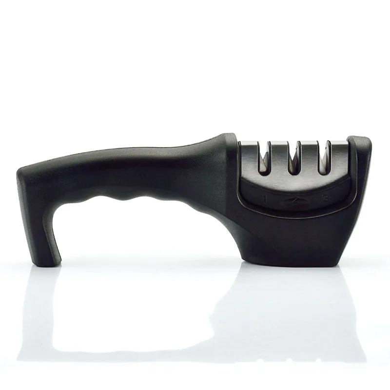 

Knife Sharpener 3 Stages Professional Kitchen Sharpening Stone Grinder Knives Whetstone Tungsten Diamond Ceramic Sharpener Tool