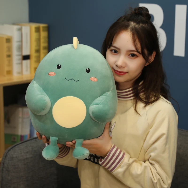 Симпатичный толстый динозавр 23 см/30 см плюшевая игрушка мягкое плюшевое животное