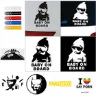 Автомобильная наклейка, цветная полоса, отражающая наклейка на зеркало заднего вида, креативная домашняя наклейка на окна автомобиля, забавная Автомобильная наклейка, украшение для автомобиля сделай сам