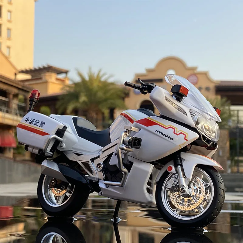 Парадный патруль 1:12 модель мотоцикла из сплава металлический мотоцикл ручной