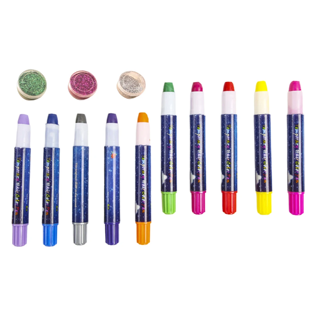 Салон дома волосы Меловые карандаши вечерние игрушки подарок краска для волос