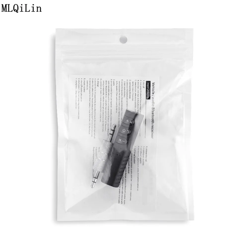 

3.5mm Jack Bluetooth Car Kit Handsfree Music Audio Mini Receiver Adapter Auto Bluetooth AUX for Speaker Headphone Car AUX New