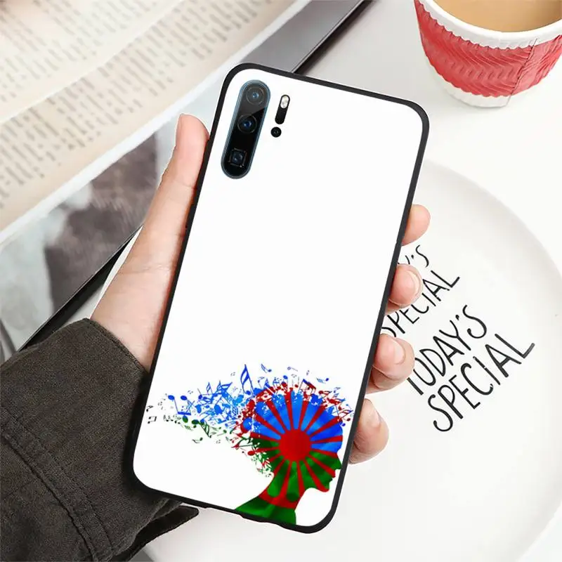 

Gypsy Romani Roma Flag Phone Case For Huawei P40 P20 P30 lite Pro P Smart 2019 Mate 40 20 10 Lite Pro Nova 5t