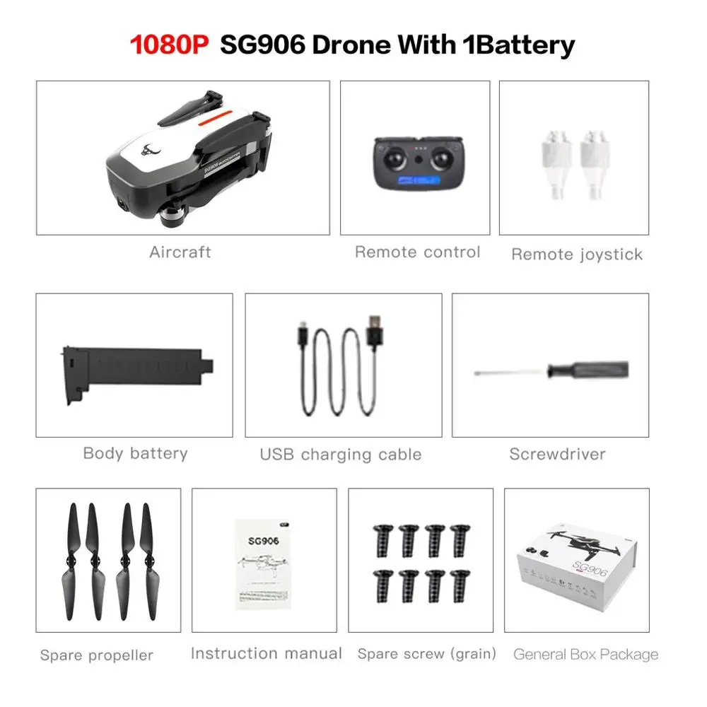 SG906 gps 5G wifi FPV RC Дрон 4K бесщеточный селфи Дроны с камерой HD RC Квадрокоптер складной RC Дрон+ battey
