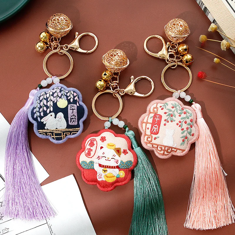 Набор для вышивки крестиком Omamori сделай сам вышивка с надписью мира ручная работа