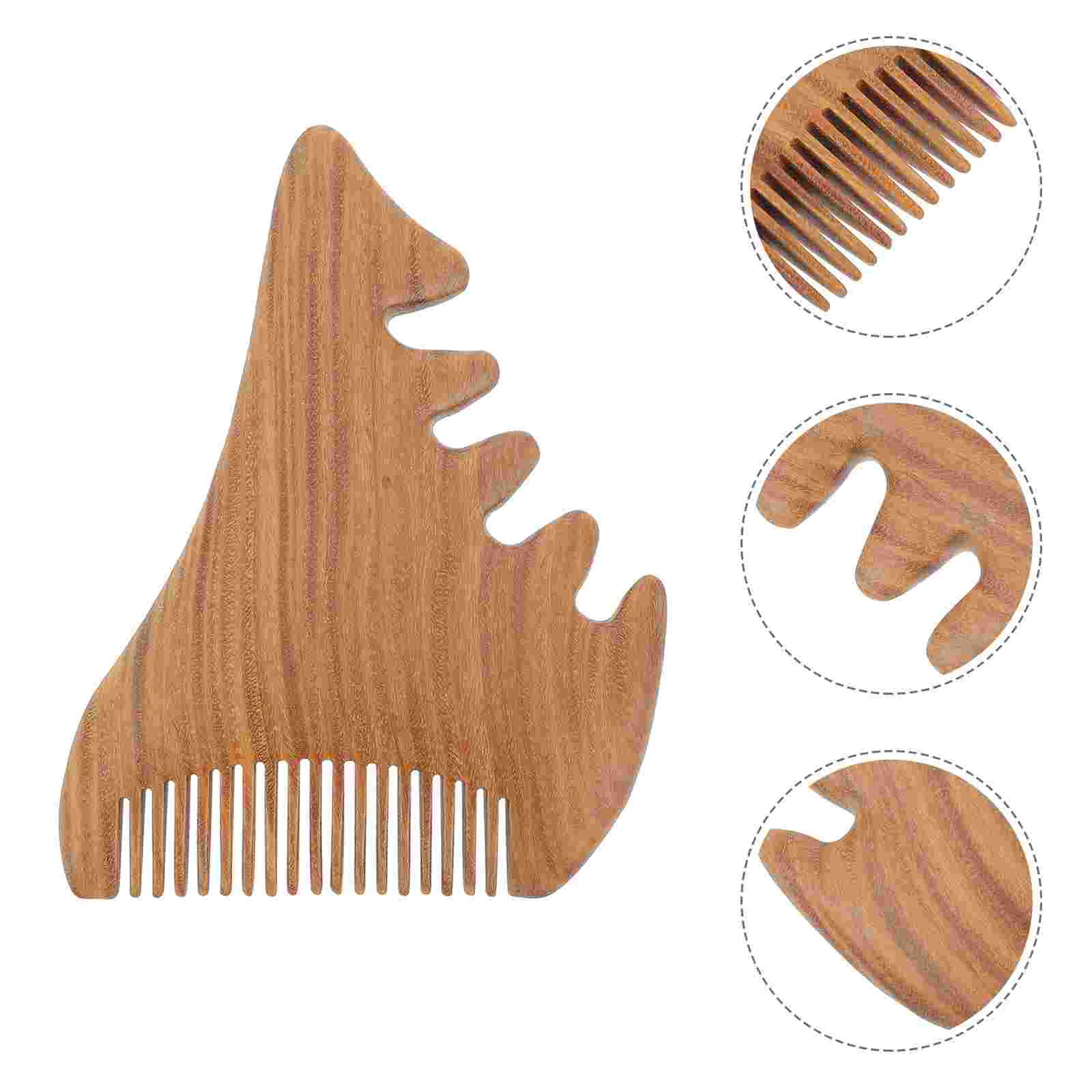 

1 Pc Sandalwood Comb Exquisite Household Comb Hair-smoothing Comb (Green)