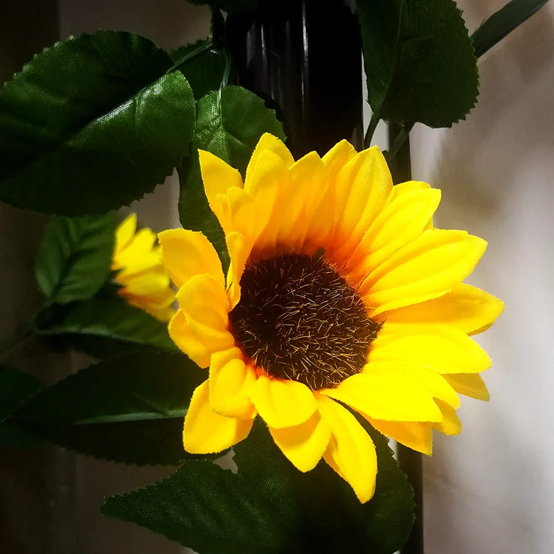 

Silk Sunflower Flower Vine Artificial Flowers Home Wedding Decoration Interior Beautification 10 Head Chrysanthemum Rattan Plant