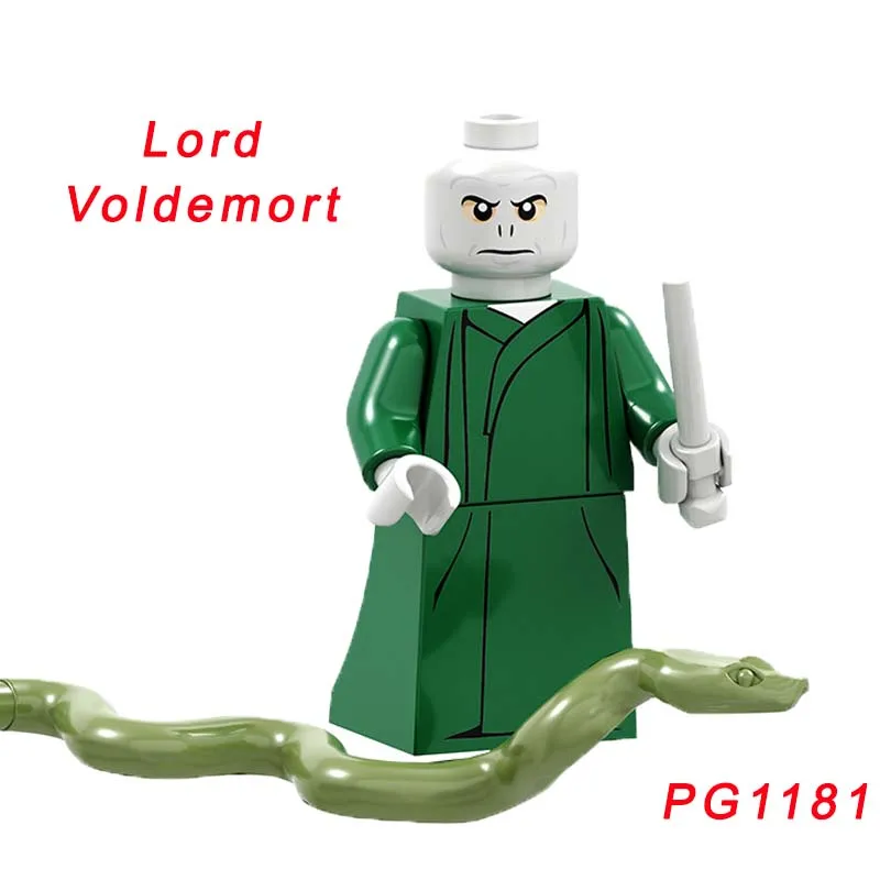 pg1181 Для Harri Magic Series фигурка с фантастическими животными Moody Lord Voldemort Draco Malfoy Jacob Kowalski Дамблдор строительный блок - Цвет: pg1181