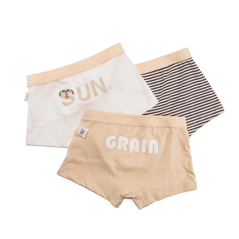 Модное нижнее белье для мальчиков хлопковые детские мягкие трусики шорты