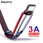 Кабель Bayserry 3A USB Type C для Huawei Mate 30 P30 Pro Samsung S9 USB C Quick Charge 3,0 кабель для быстрой зарядки и передачи данных