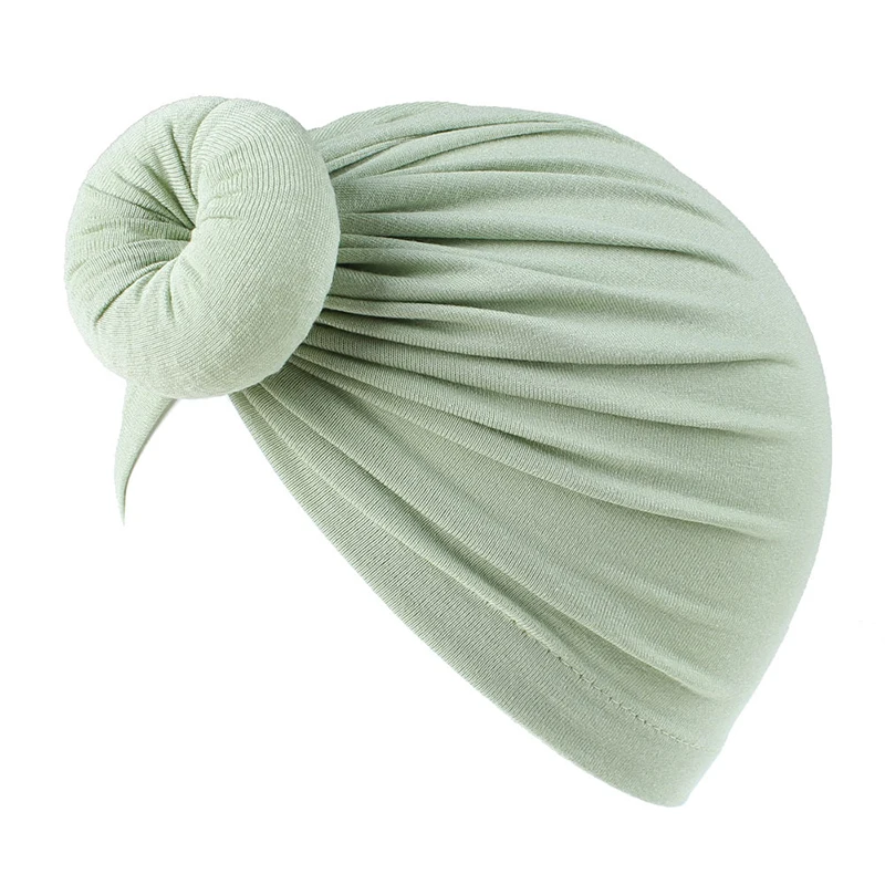 

Baby Accessories For Newborn Toddler Kids Baby Girl Boy Turban Cotton Beanie Hat Winter Cap Warm Soft Cap Solid Knot Soft Wrap