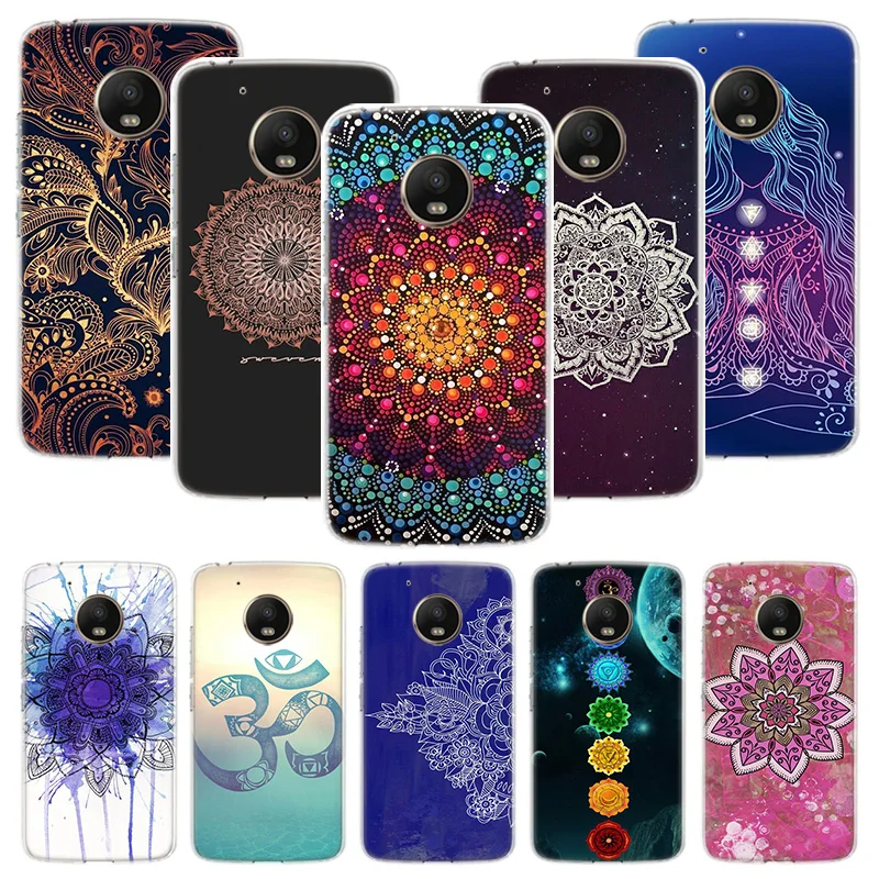 Чехол для телефона мандалы chakra yoga чехол Motorola Moto G8 G7 G6 G5S G5 E6 E5 E4 Plus G4 Play Power X4 One