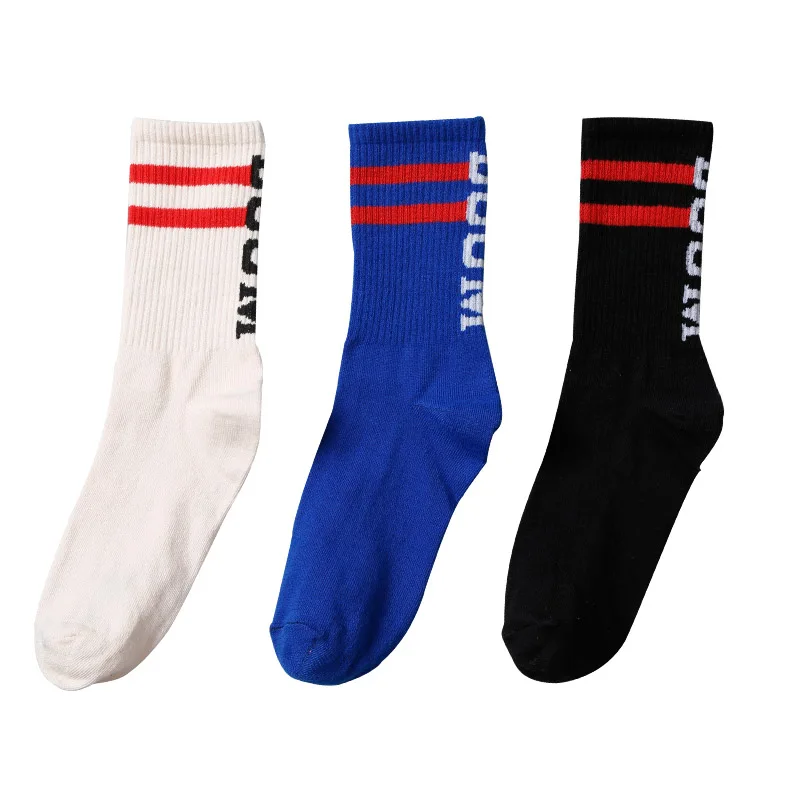 

Hip Hop Street Style Cotton Socks For Women Men Sports Skateboard Wear Resistant Sock Breathable Deodorant Couple Long Tube Sock