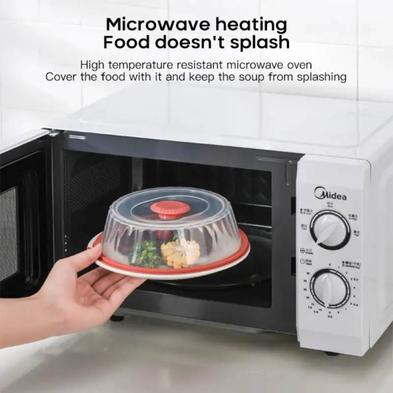 

Fresh-keeping Oil-proof Microwave Cover Reusable Heating Bowl Lid Food Cover Wrap Fresh Keeping Vacuum Kitchen Accessories