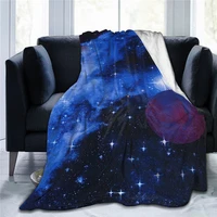 coolstarry sky fangku 3d printing super soft blanket retro plaid cartoon bedding flannel children adult bedroom decoration9