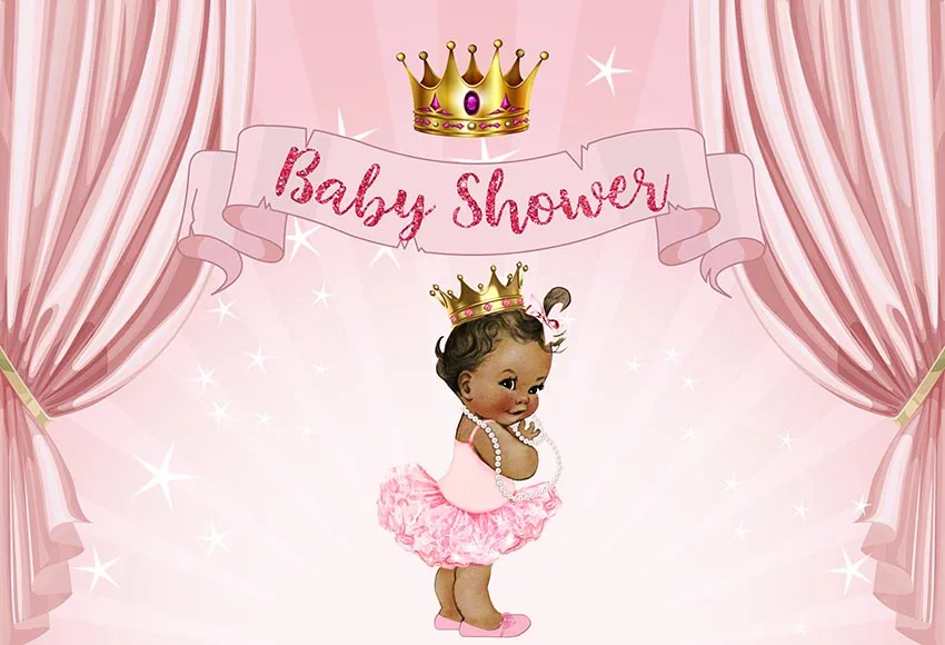 

Виниловый фон для студийной фотосъемки с изображением розовой принцессы, короны и золотого цвета, 220X150 см, 7X5 футов