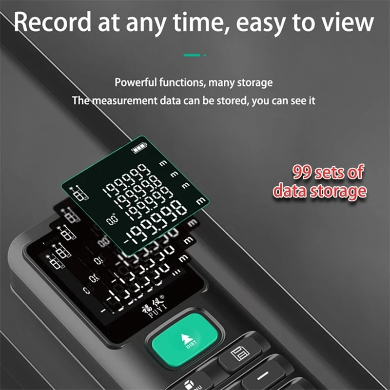 Цифровой дальномер угломер лазерный измеритель расстояния измерительная лента