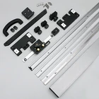 Флип-пила для деревообработки, настольный забор с системой кронштейнов, набор инструментов для забора из алюминиевого сплава для циркулярной пилы и инструментов сделай сам