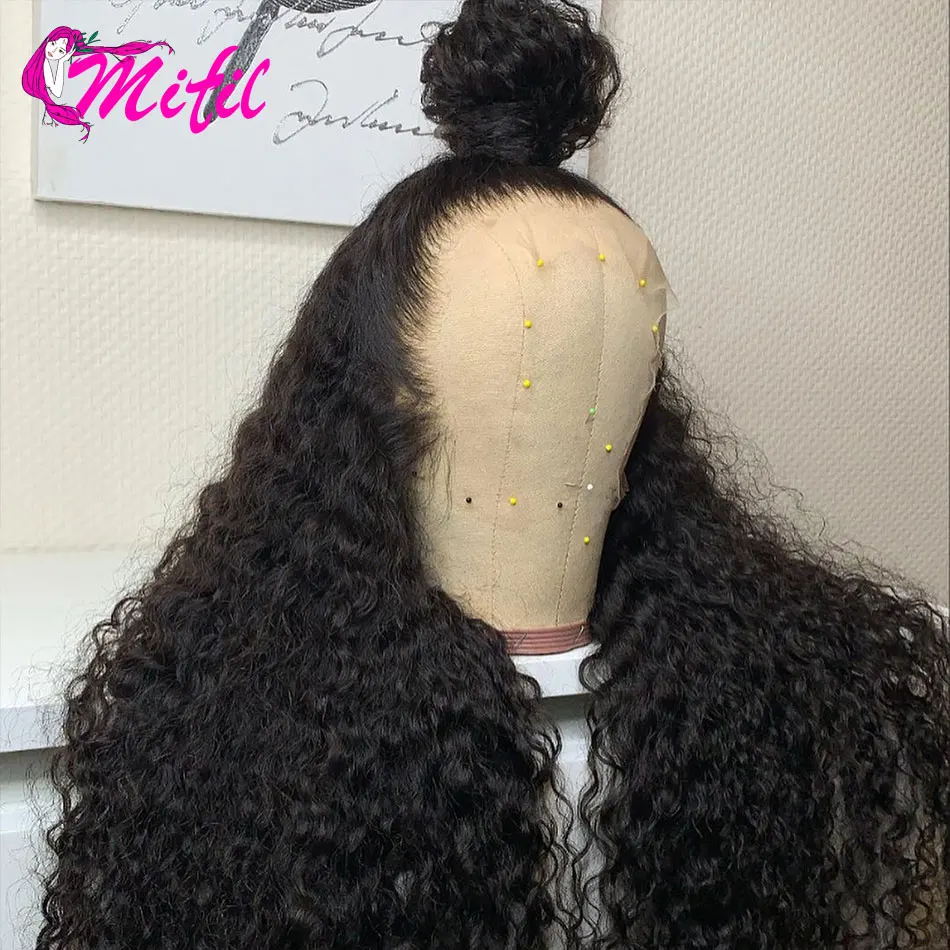 

Jerry Curly 5x5 Lace Closure Wig Brazilian 100% Remy Human Hair Wigs Women Glueless 4x4 Closure Wig Pre Plucked With Baby Hair