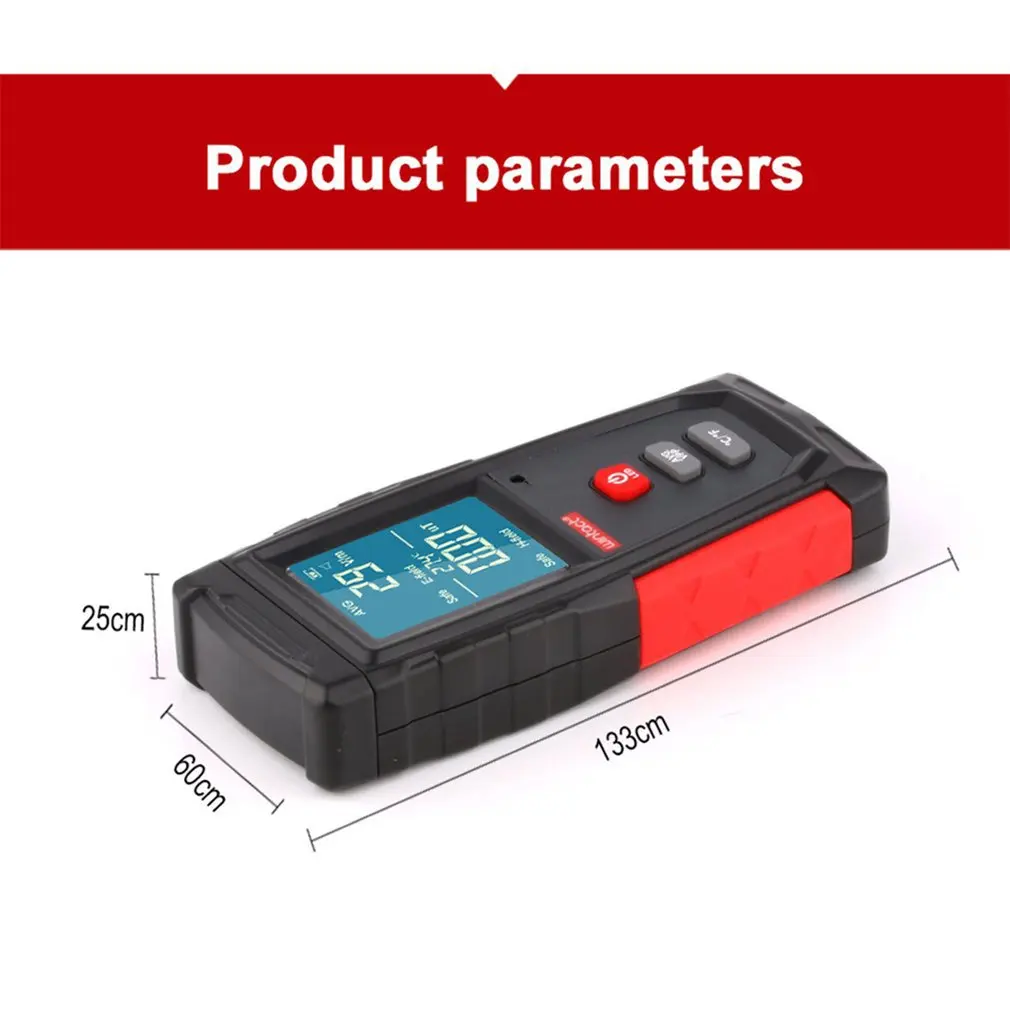 

WT3121 Handheld Digital LCD EMF Meter Electromagnetic Radiation Tester Electric Field Magnetic Field Dosimeter Detector