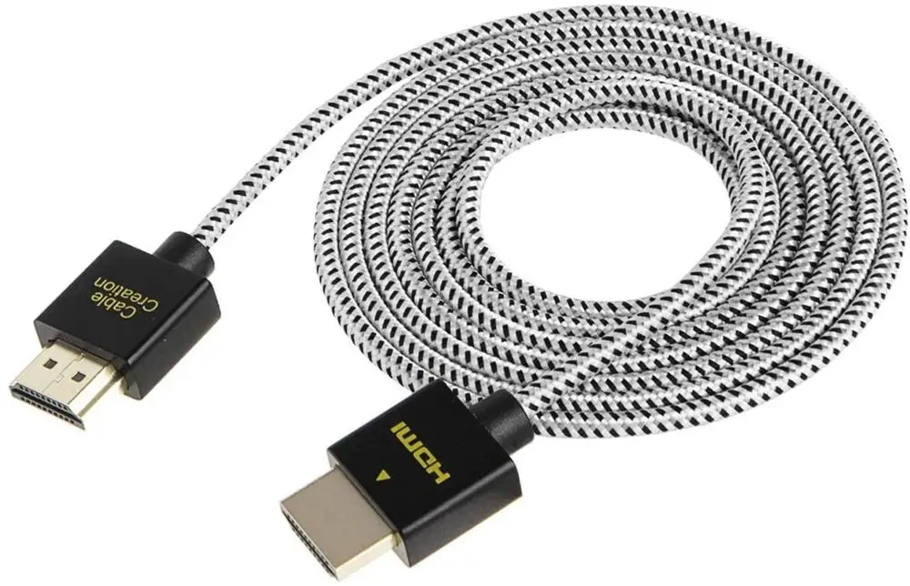 Сверхтонкий кабель HDMI 4K @ 60 Гц возвратный аудиоканал (ARC) 2 0 высокоскоростной