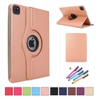 Для iPad Pro 12,9 чехол для планшета вращающийся на 360 Градусов Кожаный флип-чехол с подставкой защитный чехол для iPad Pro 12,9 2021 2020 2018 2017 чехол