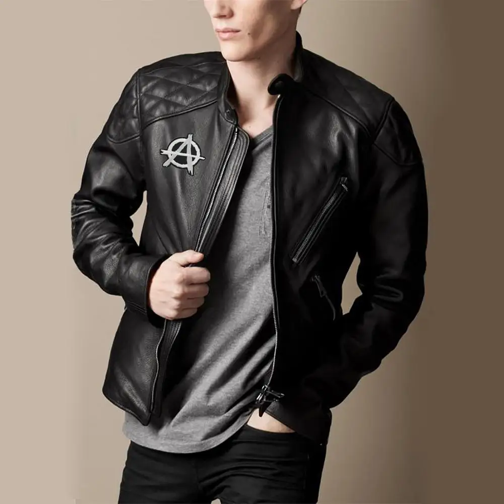 Сын анархии этикетки патчи Вышито железом на мотоциклетные байкерские логотип