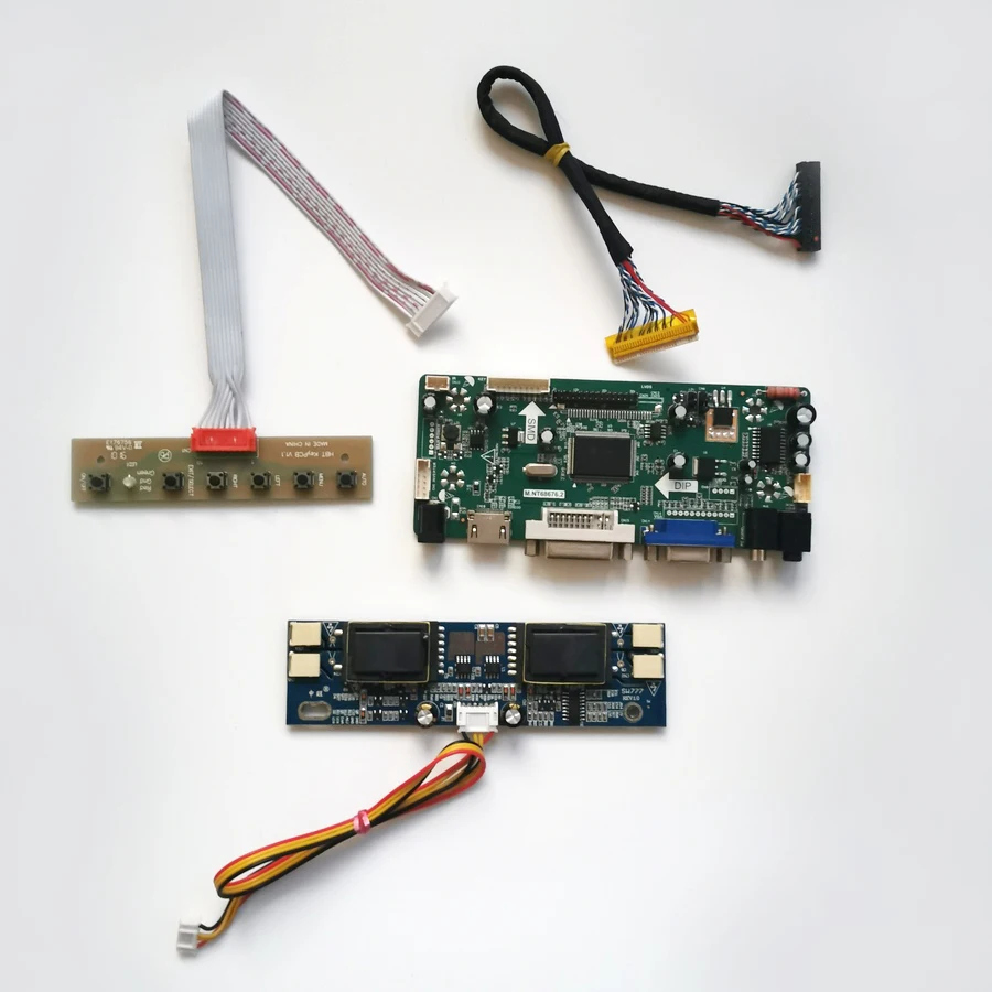 Для CLAA215FA01 MT215DW01 инвертор VGA + DVI 1920*1080 21 5 &quotLVDS 30-вытащить шпильку 4 с холодным