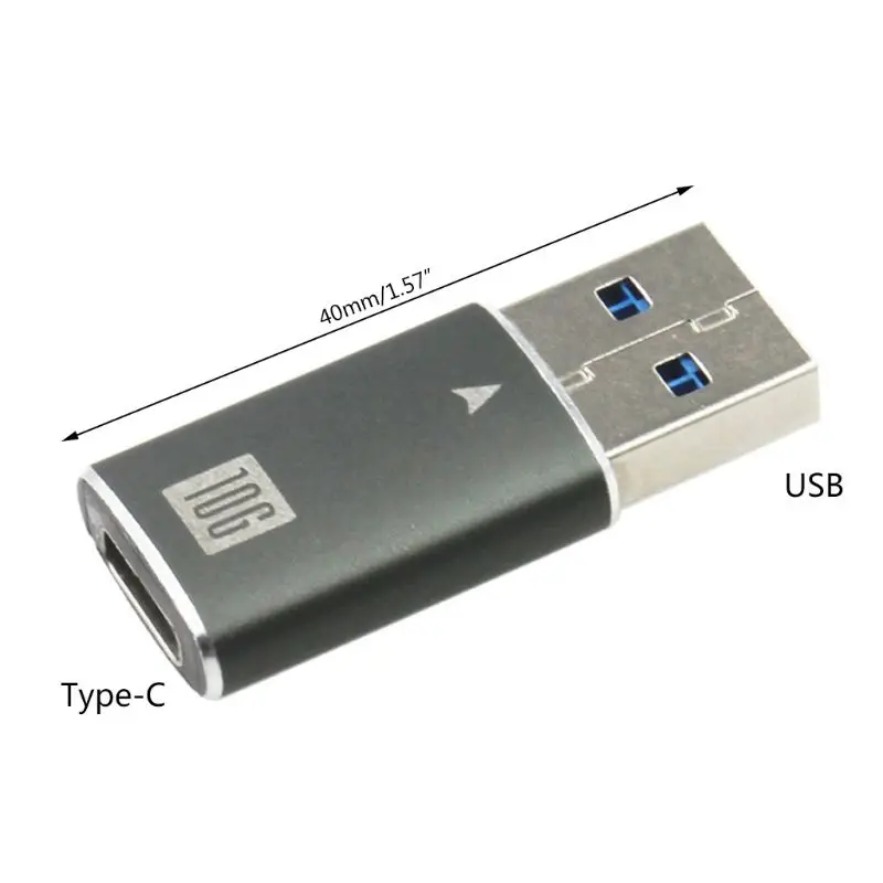 Адаптер Type C мама-USB папа Gen2 10 Гбит/с | Компьютеры и офис