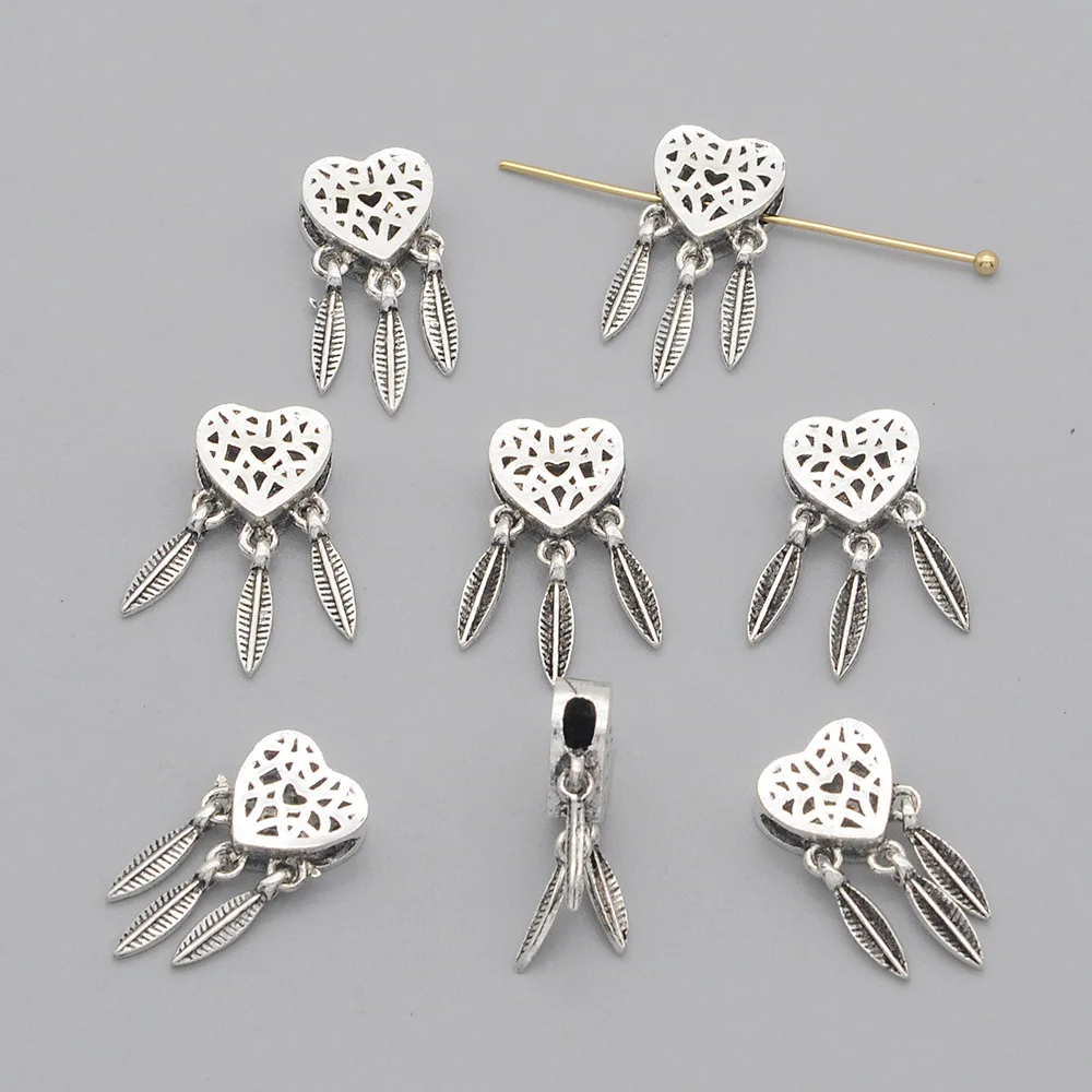 3 шт./лот Лот Ловец снов бусины оптовая продажа DIY ювелирные изделия шармы Boho