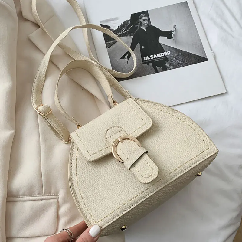 

Fashion Small Women Handbag Pu Leather Shoulder Bag Simple Style Female Crossbody Bag Phone Bag Luxury Versatile Purse